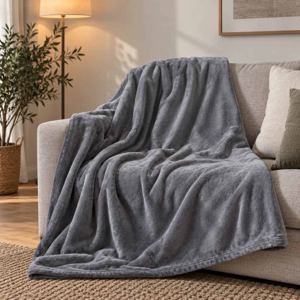 Grounding Blanket – Silver Fibre Fleece