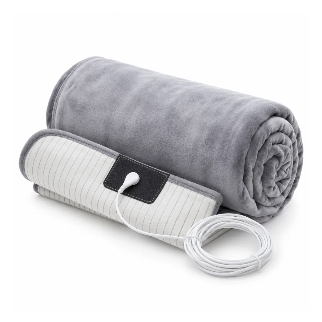 Grounding Blanket – Silver Fibre Fleece