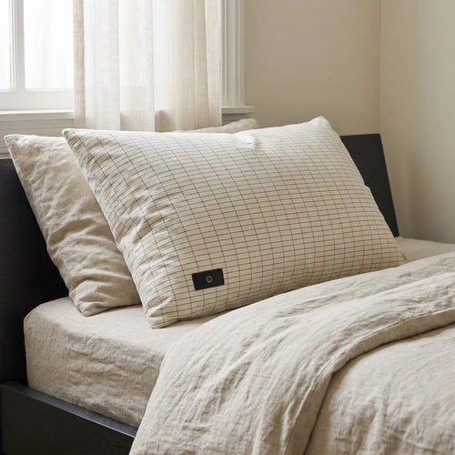 Grounding Pillowcase - Cotton & Silver