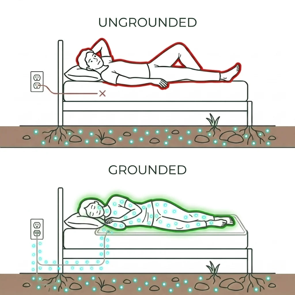 Grounding Sheet - Cotton & Silver