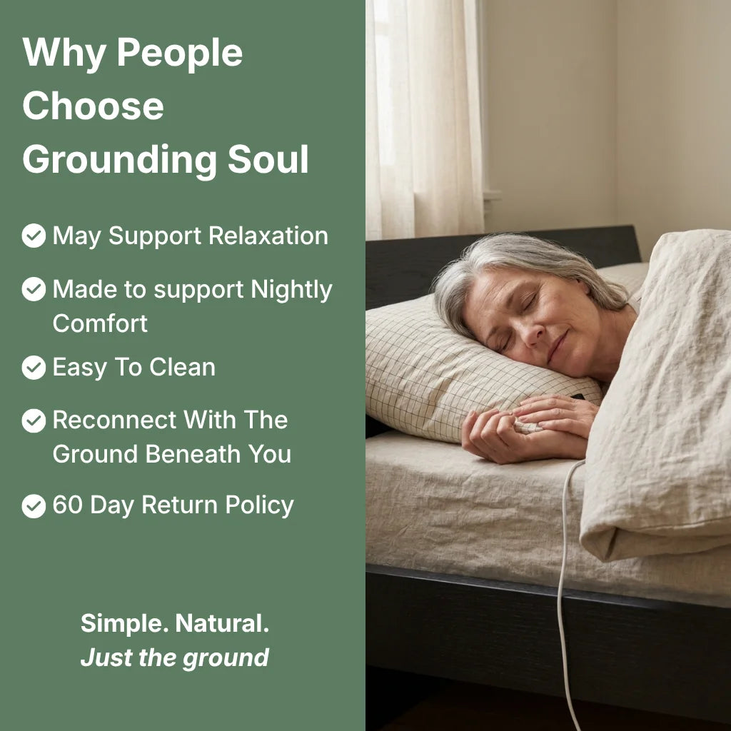 Grounding Pillowcase - Cotton & Silver