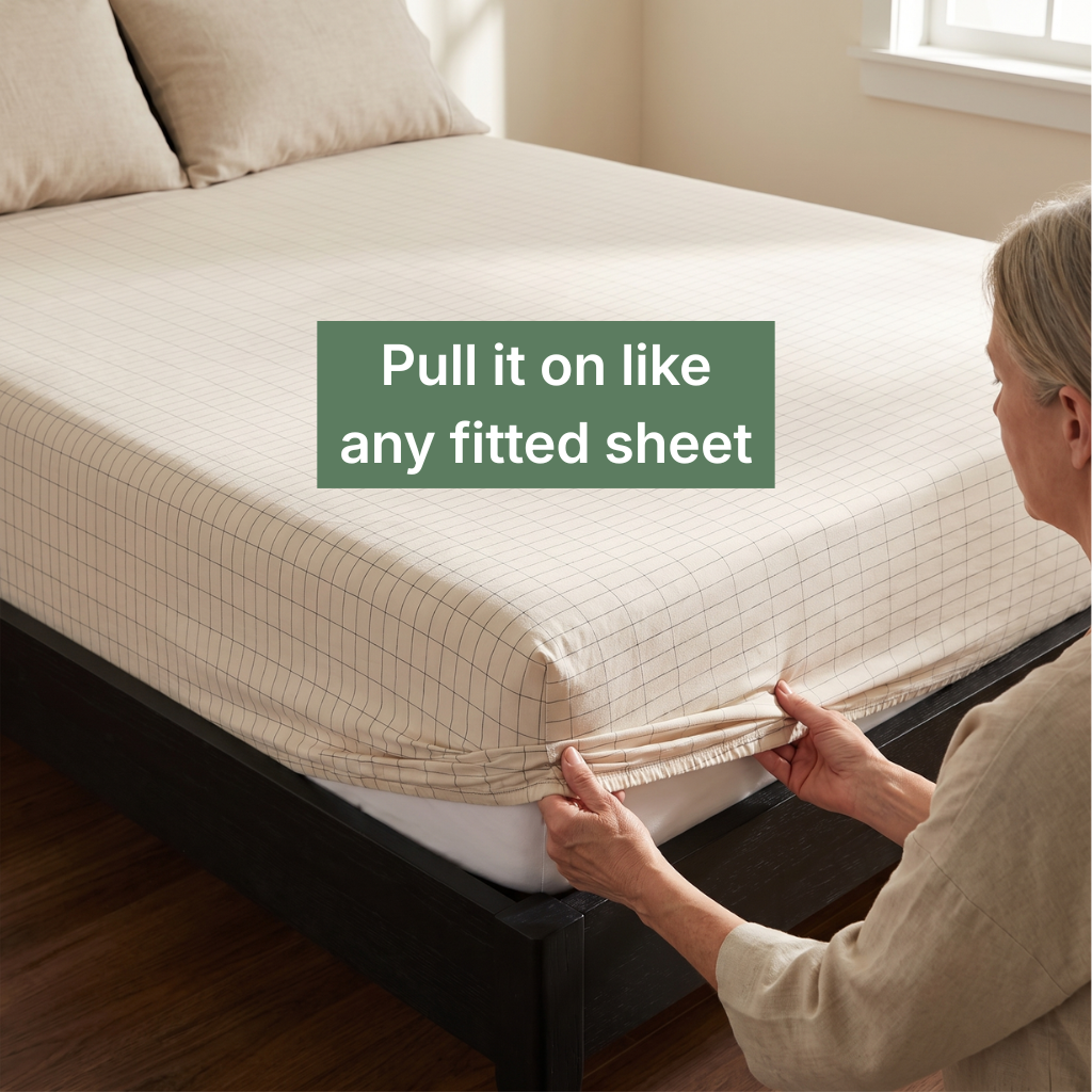 Grounding Sheet (Fitted) - Cotton & Silver