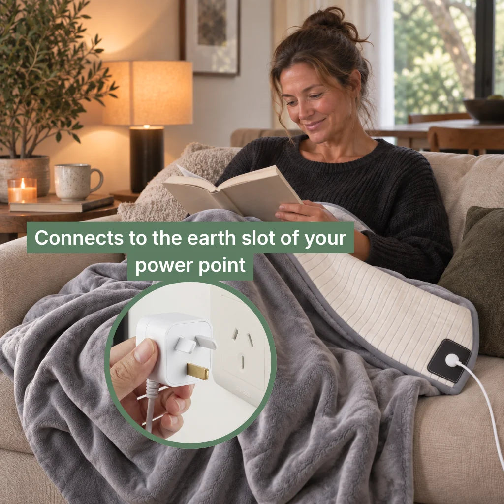 Grounding Blanket – Silver Fibre Fleece